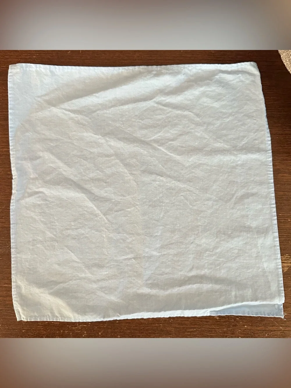 Light blue cloth napkins • set of 6 • cotton